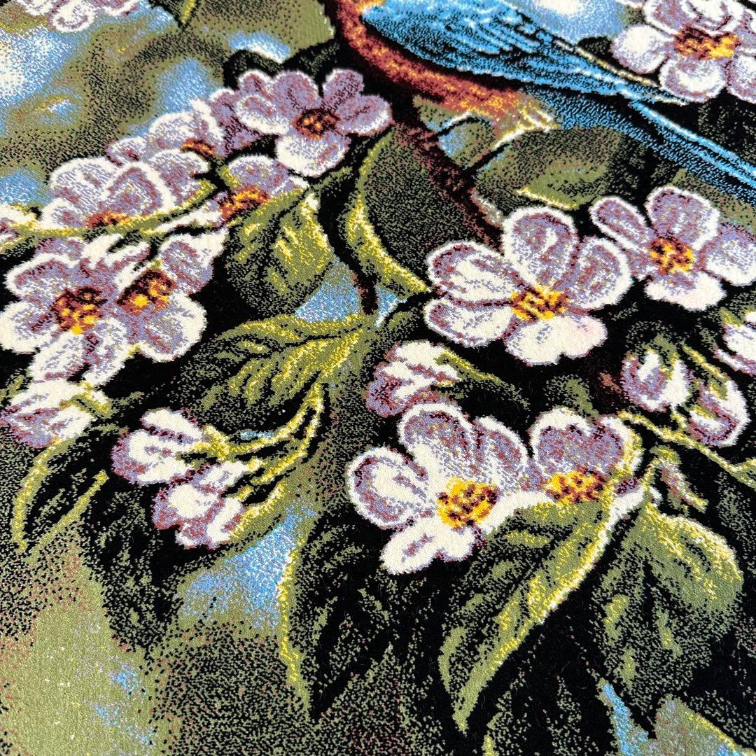 【新品未使用】絵画風絨毯　カーペット　玄関用　自然　玄関　廊下　絵画　イラン