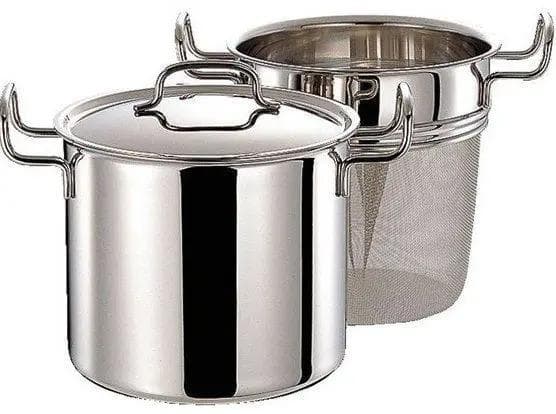 宮崎製作所 ジオ パスタポット 21cm GEO-21P IH/オール・熱源対応