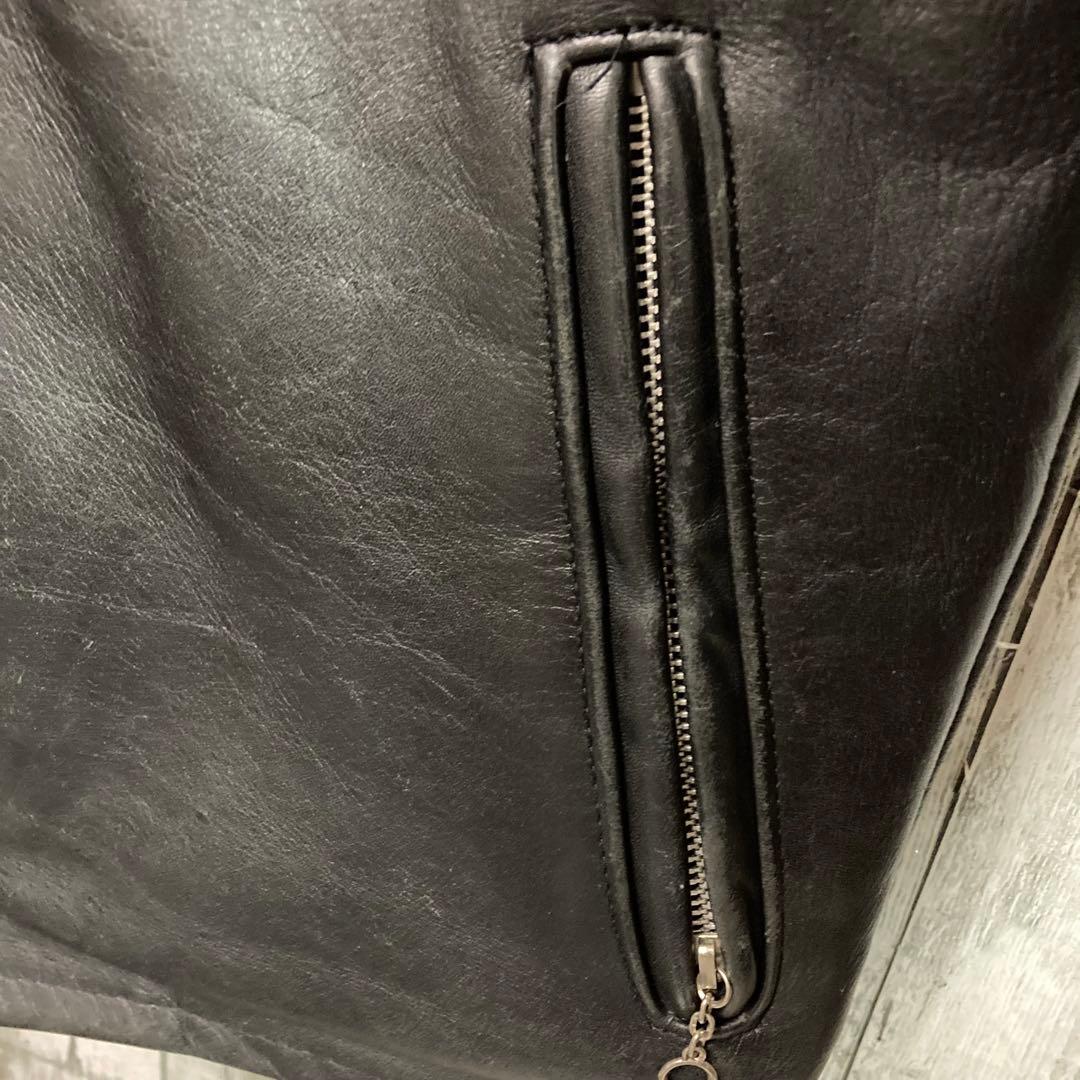 Schott ショット シングル ライダース ジャケット 36 ボアライナー付き