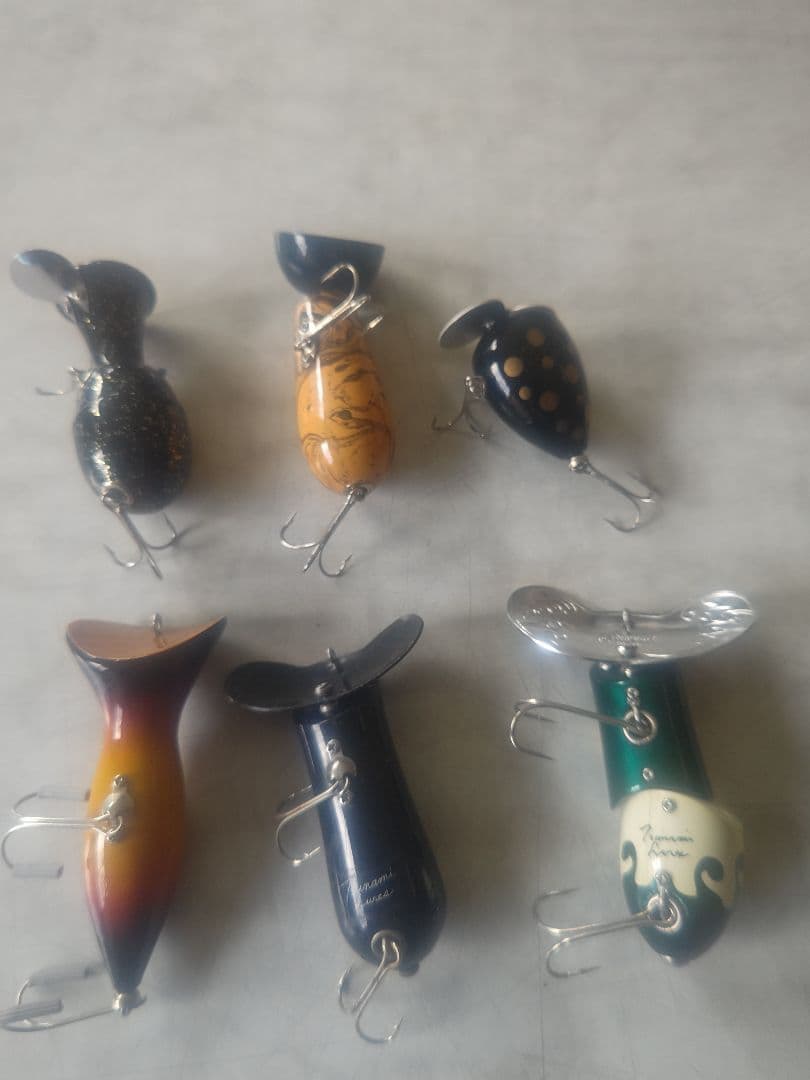 トップウォーター ルアー 6個セット 天狗ルアー 津波ルアー