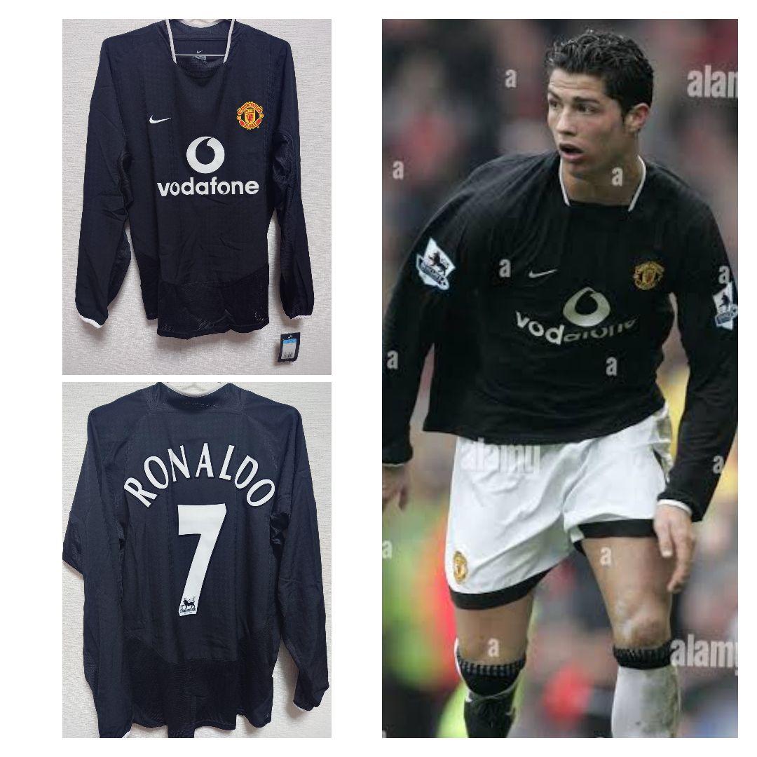 NIKE　03〜05 マンチェスターユナイテッド　ロナウド　長袖　アウェイ