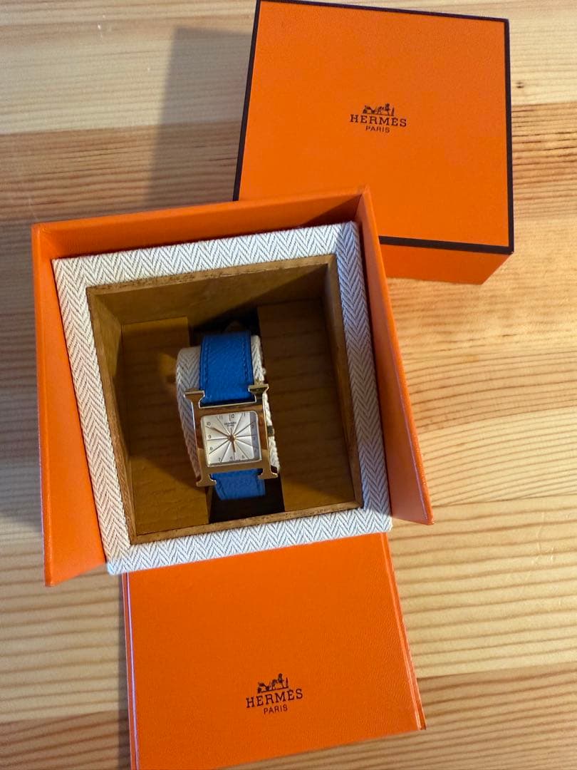 (5月限定値段)エルメスHウォッチ腕時計