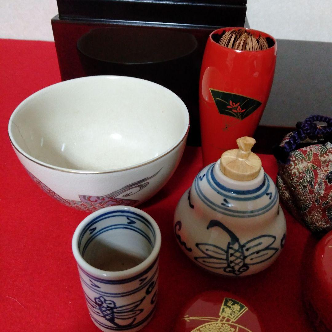 溜塗　利休茶箱