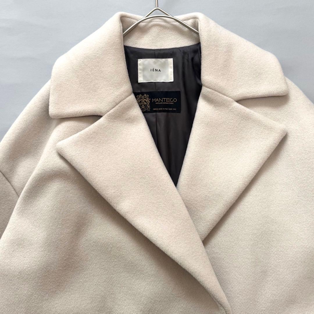 IENA イエナ マンテコ オーバーチェスターコート アイボリー ロング丈