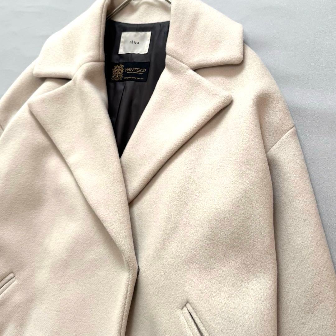 IENA イエナ マンテコ オーバーチェスターコート アイボリー ロング丈