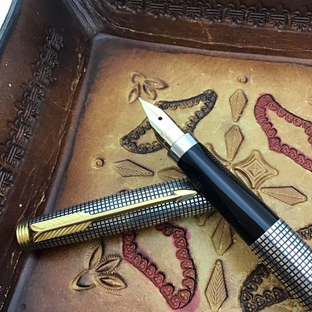 ❣️PARKERパーカー❣️75スターリングシルバー万年筆/ボーペンセット USA製