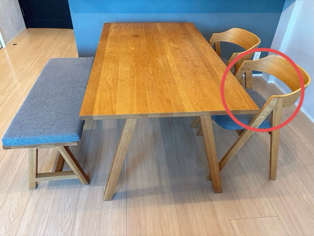 unico ELEMT(エレムト) ダイニング4点セット【チェア①】