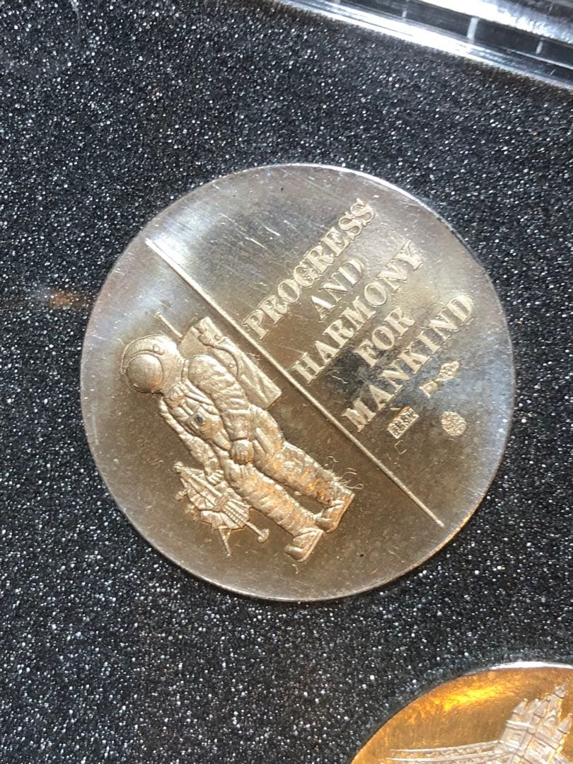 4273【日本・銀貨】1000純銀　銀貨　銀製メダル　5枚セット　値下げ不可