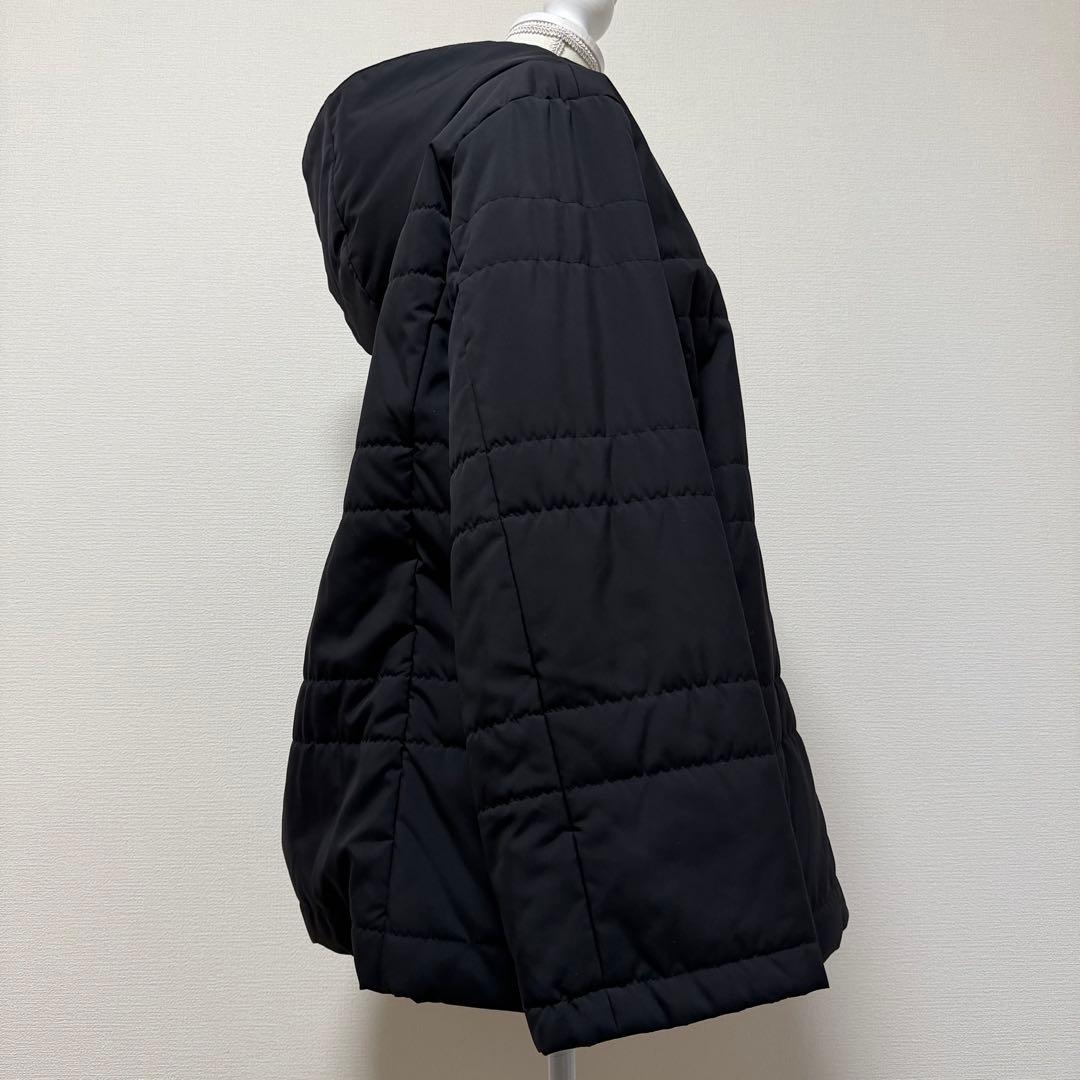 バーバリーロンドン　キルティングジャケット　ノバチェック　メッシュ　3L　黒