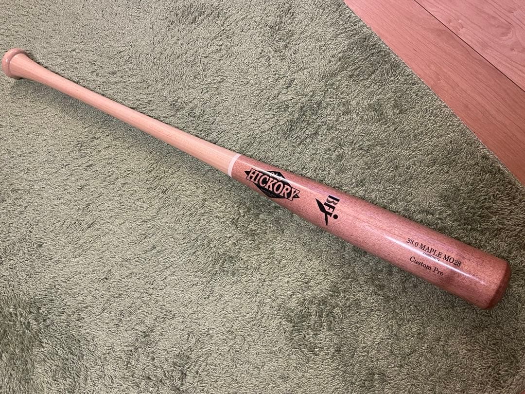 オールドヒッコリー硬式木製バット　MO28 84cm