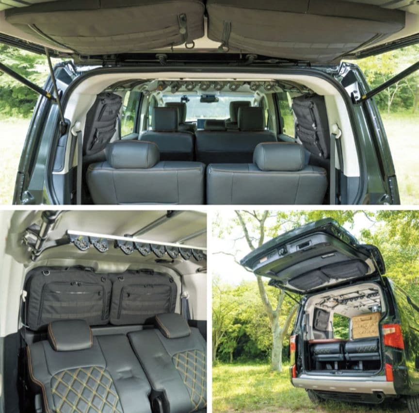 SHINOBI プラス空間 デリカ D:5 専用 ブラインドラゲッジ リア