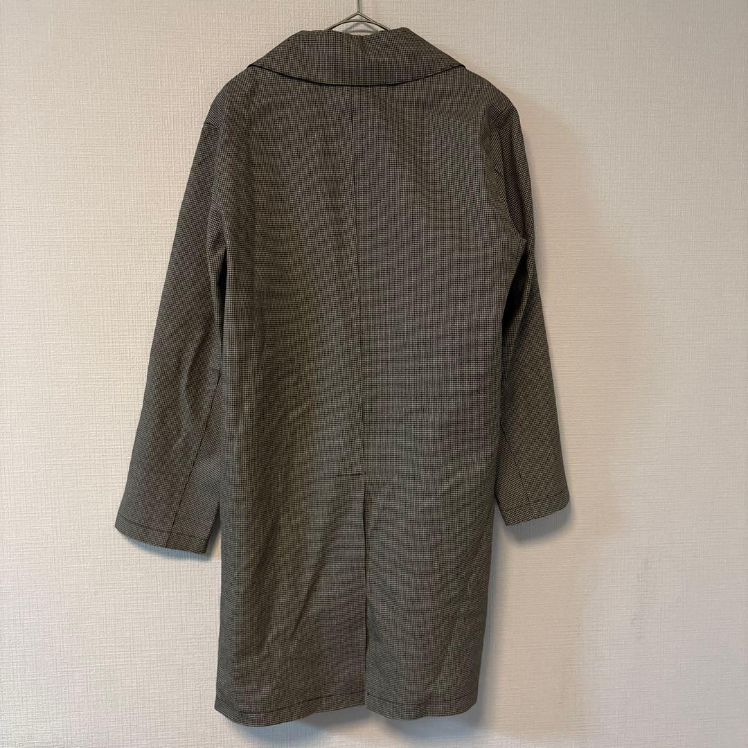 MACKINTOSH ゴム引き　ステンカラーコート 千鳥柄　バルマカーン