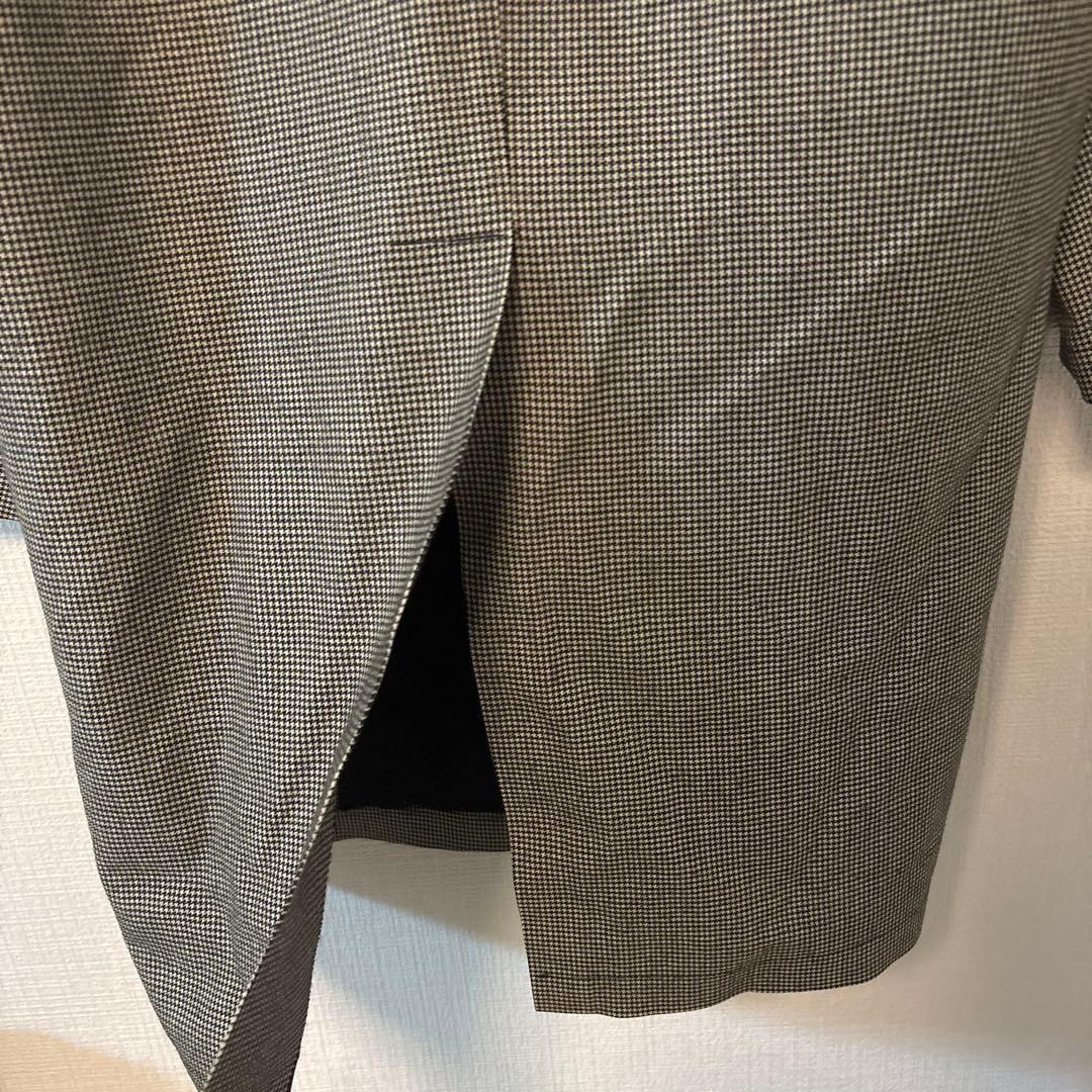 MACKINTOSH ゴム引き　ステンカラーコート 千鳥柄　バルマカーン