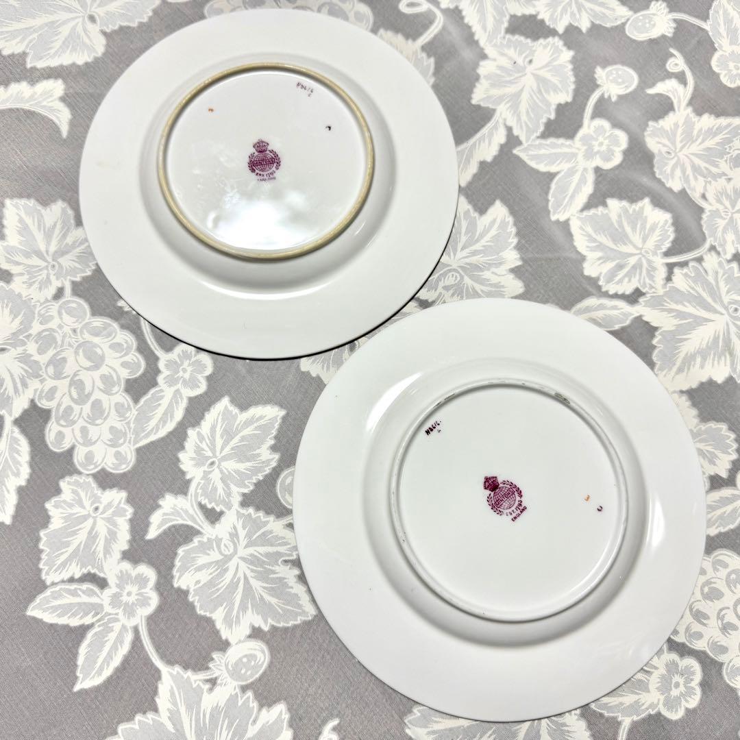 ビンテージミントン エナメル彩色デザートプレート 2点