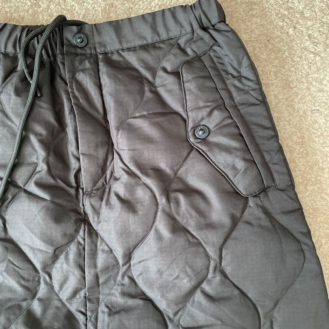 TAION/タイオン　MILTARY DOWN SK/ミリタリーダウンスカート黒