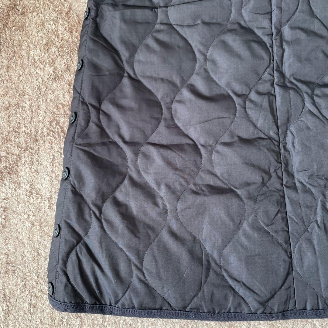 TAION/タイオン　MILTARY DOWN SK/ミリタリーダウンスカート黒