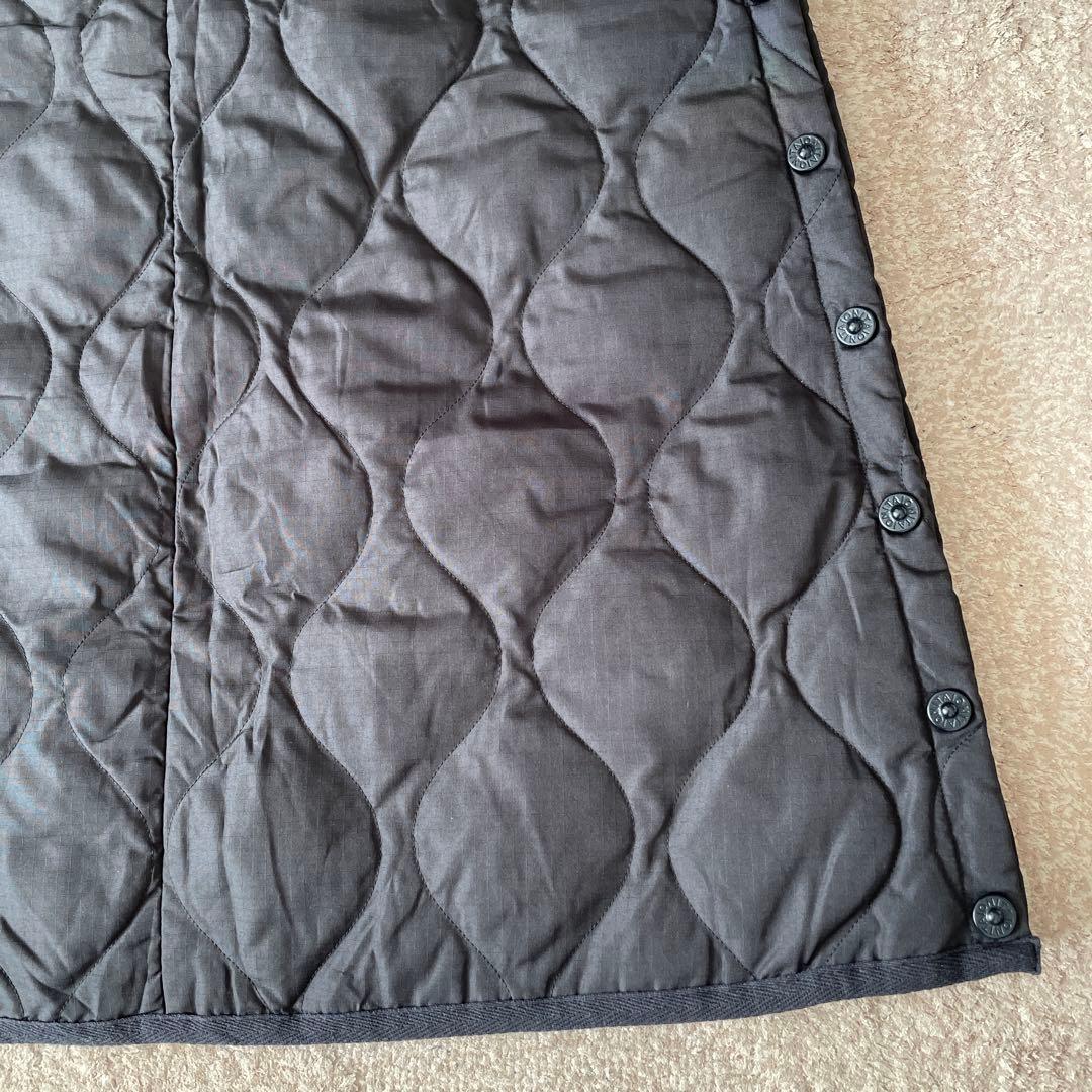 TAION/タイオン　MILTARY DOWN SK/ミリタリーダウンスカート黒