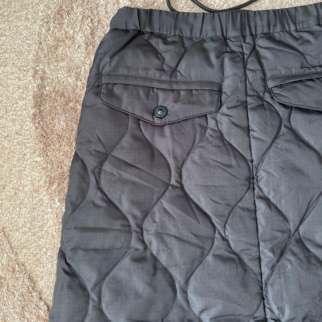 TAION/タイオン　MILTARY DOWN SK/ミリタリーダウンスカート黒