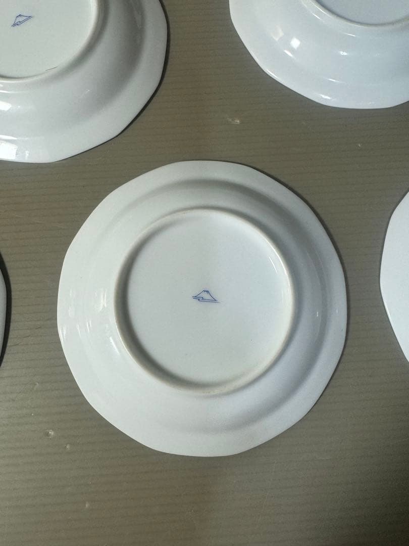 2528 深川製磁　小皿　8客　未使用