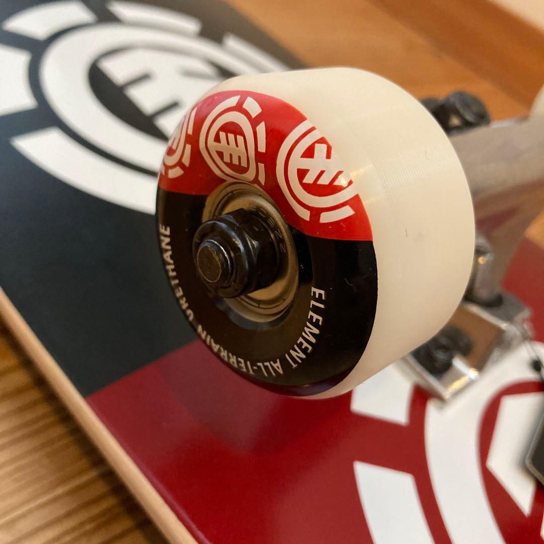 【新品未使用】※再値下げ ELEMENT スケートボード コンプリート 赤黒