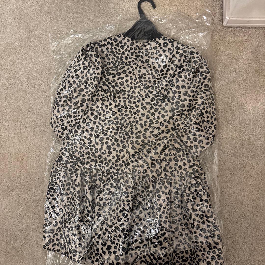 tsuru by mariko oikawa ヒョウ柄 半袖ブラウス 未使用