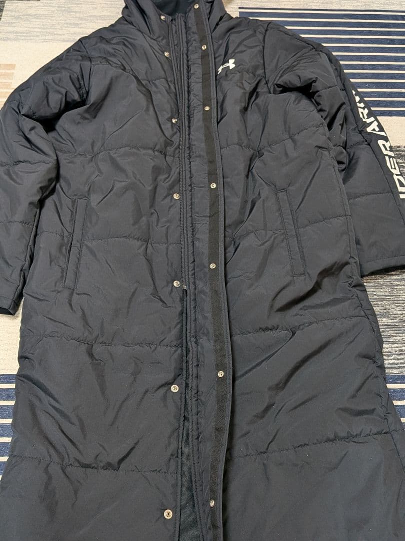 UNDER ARMOUR ベンチコート 2XL 黒 ブラック アンダーアーマー