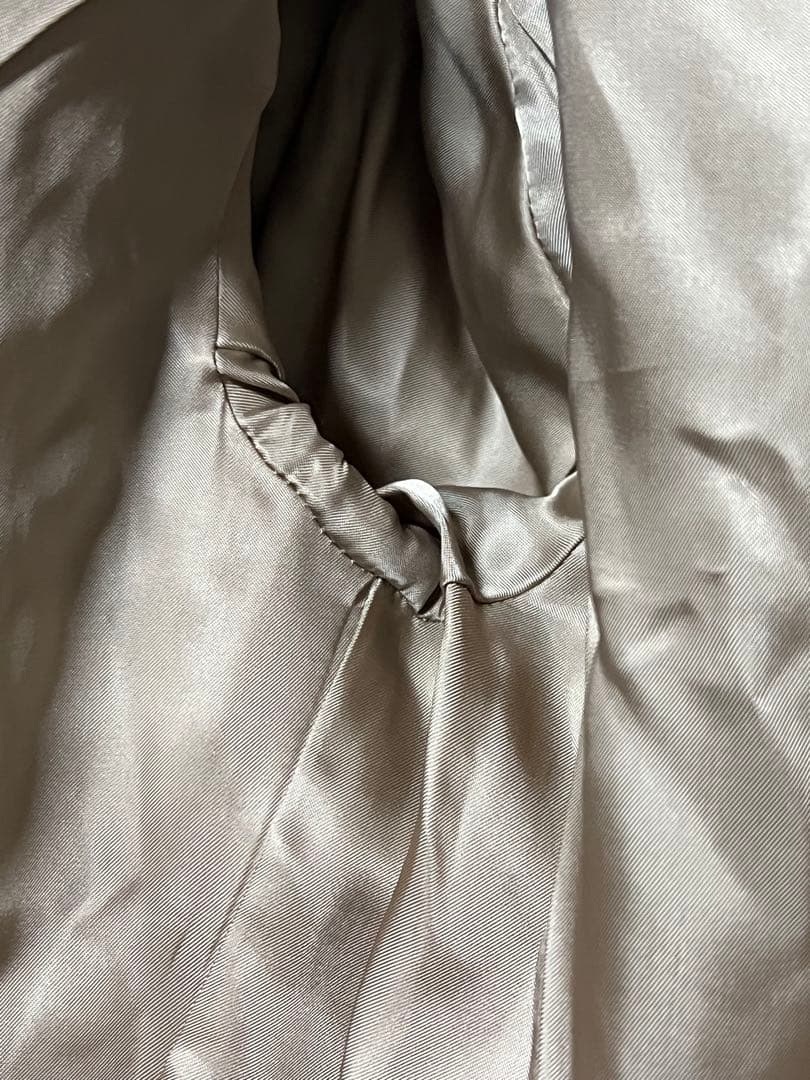 J&R アンゴラ100% ロングコート フォックスファー ベルト 美品 美ライン