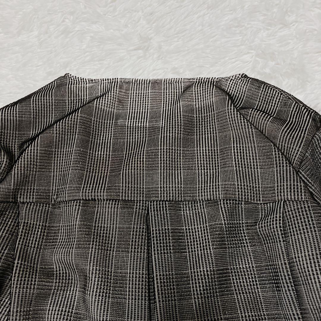 新品タグ付 今季 2025AW ビアズリー グレンチェックベルベットプルオーバー