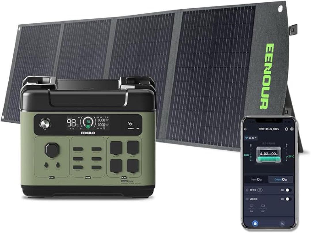 【R1402】EENOUR ポータブル電源 P2001PLUS 新型　新品