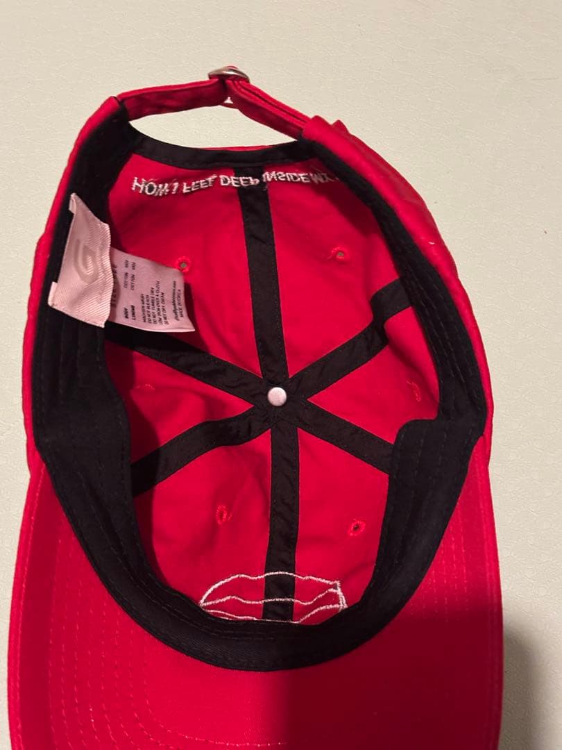 GADID ANONIEM 赤色キャップ フリーサイズ