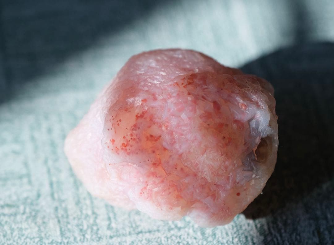 ゴビ石−1443 ゴビ瑪瑙　大粒 原石　ピンク