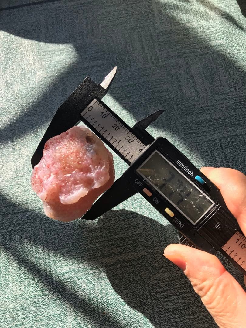 ゴビ石−1443 ゴビ瑪瑙　大粒 原石　ピンク