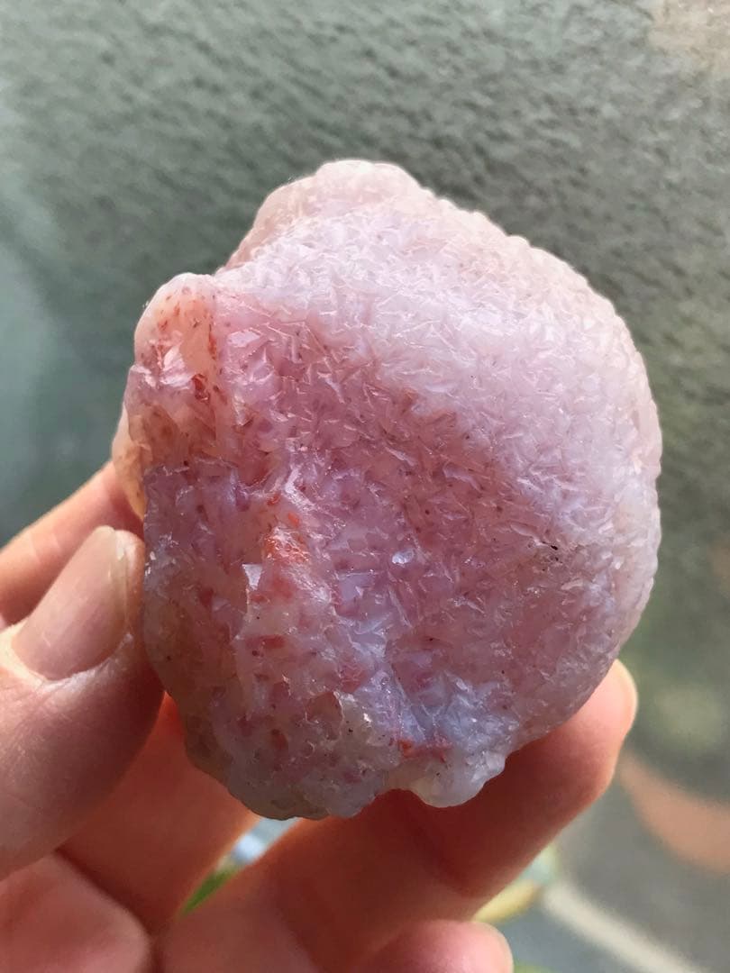 ゴビ石−1443 ゴビ瑪瑙　大粒 原石　ピンク