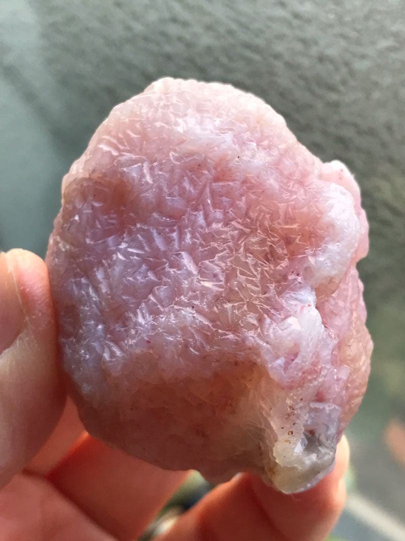 ゴビ石−1443 ゴビ瑪瑙　大粒 原石　ピンク