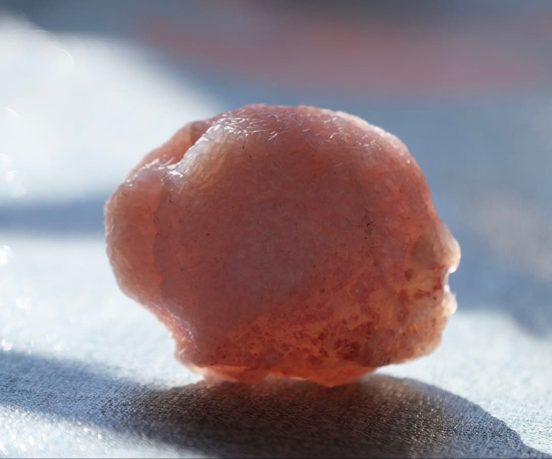 ゴビ石−1443 ゴビ瑪瑙　大粒 原石　ピンク