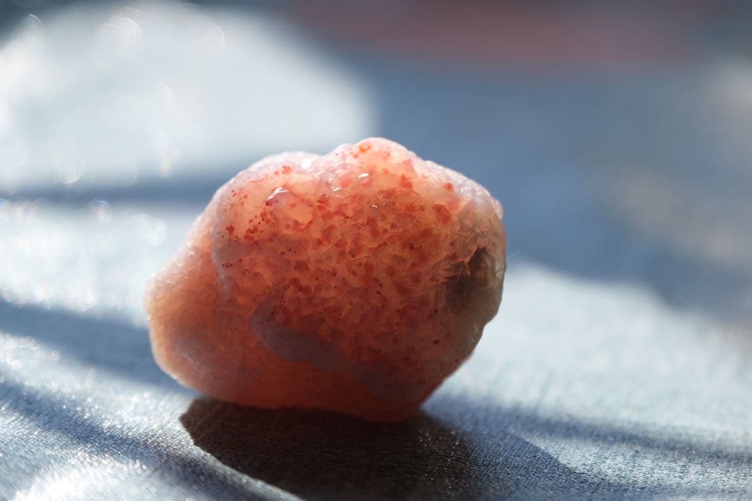 ゴビ石−1443 ゴビ瑪瑙　大粒 原石　ピンク