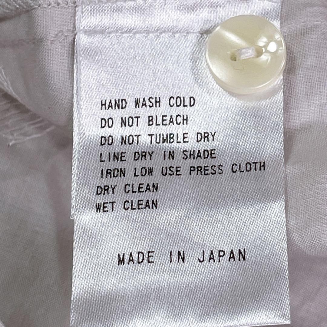 専用。STAMPANDDIARY 刺繍シャツ　グレージュ　コットン100％ 薄手