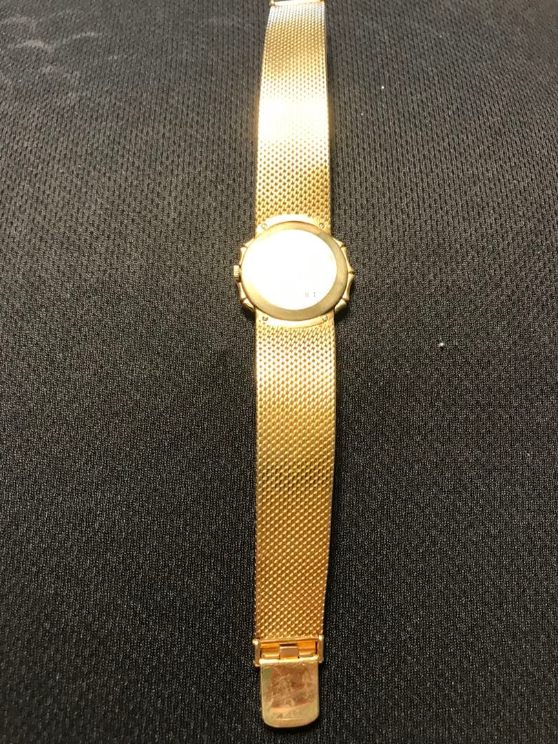 ジャガールクルト　ゴールドドレスウォッチ　レディース腕時計