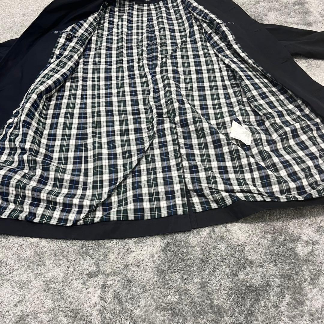 COMME des GARCONS HOMME ステンカラーコート ネイビー