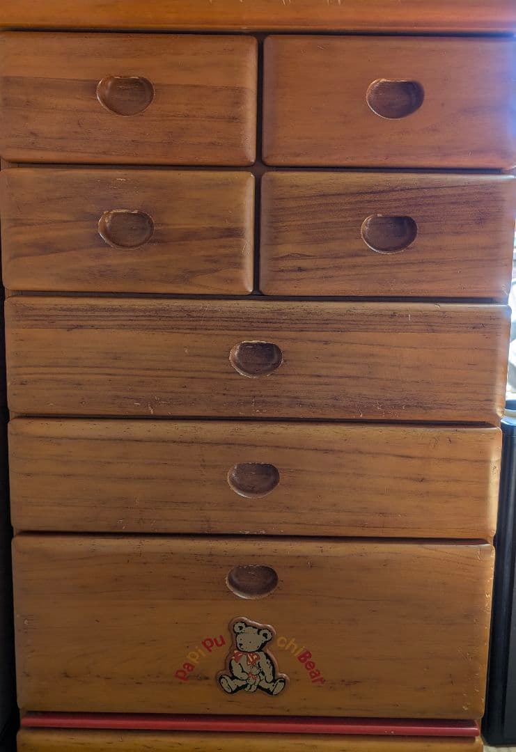 pa pi pu Bear 5段タンス