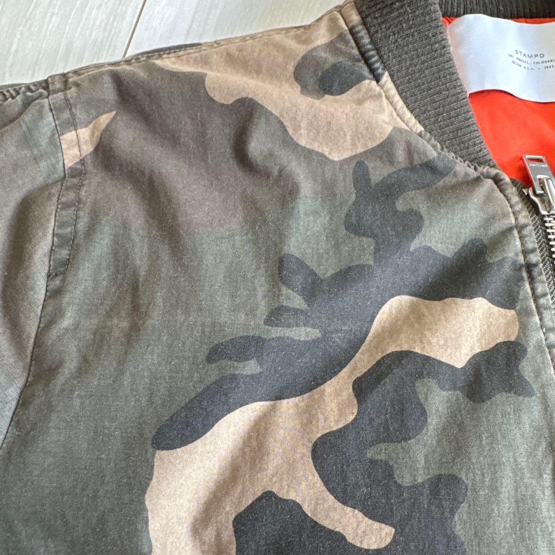 STAMPD スタンプド　MA1 フライトジャケット　迷彩