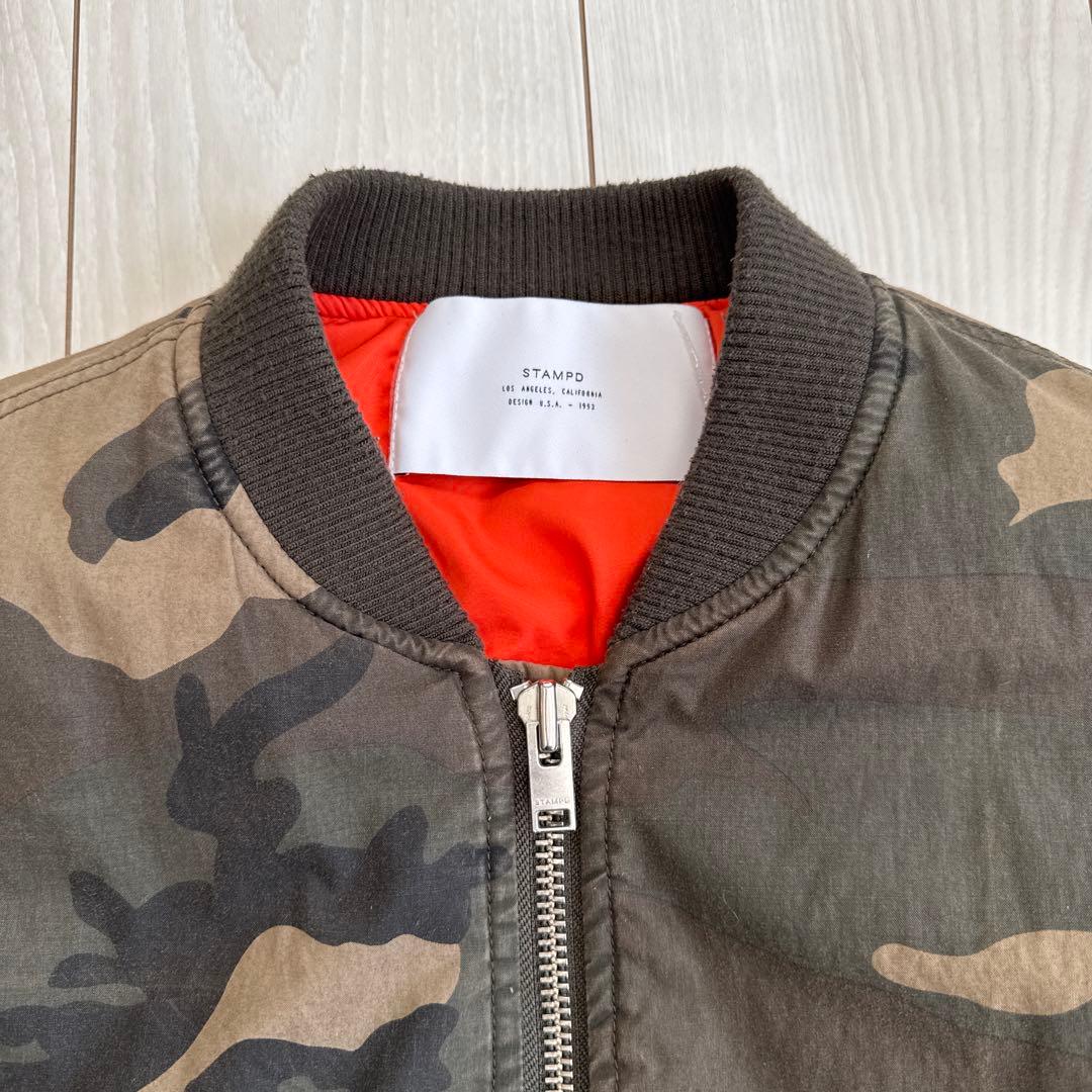 STAMPD スタンプド　MA1 フライトジャケット　迷彩