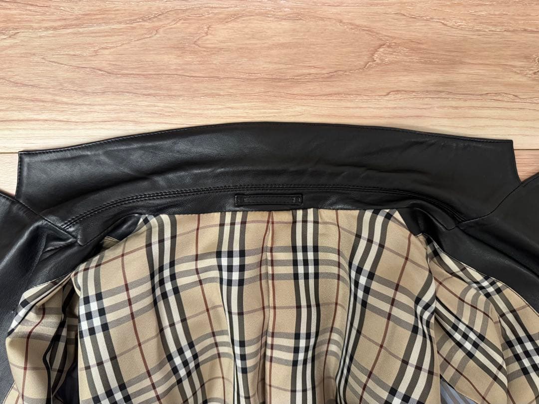 Burberry Black labelレザージャケットL