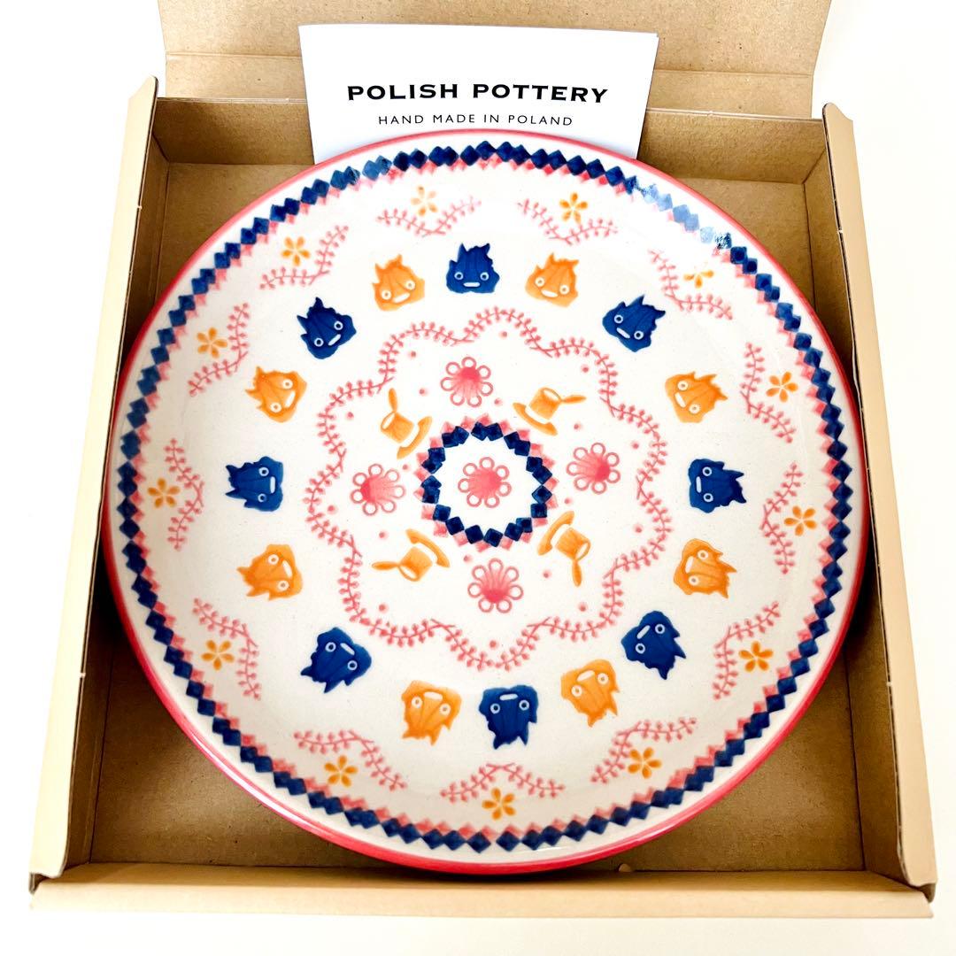 新品 ジブリパーク ポーリッシュポタリー プレート ハウルの動く城 カルシファー