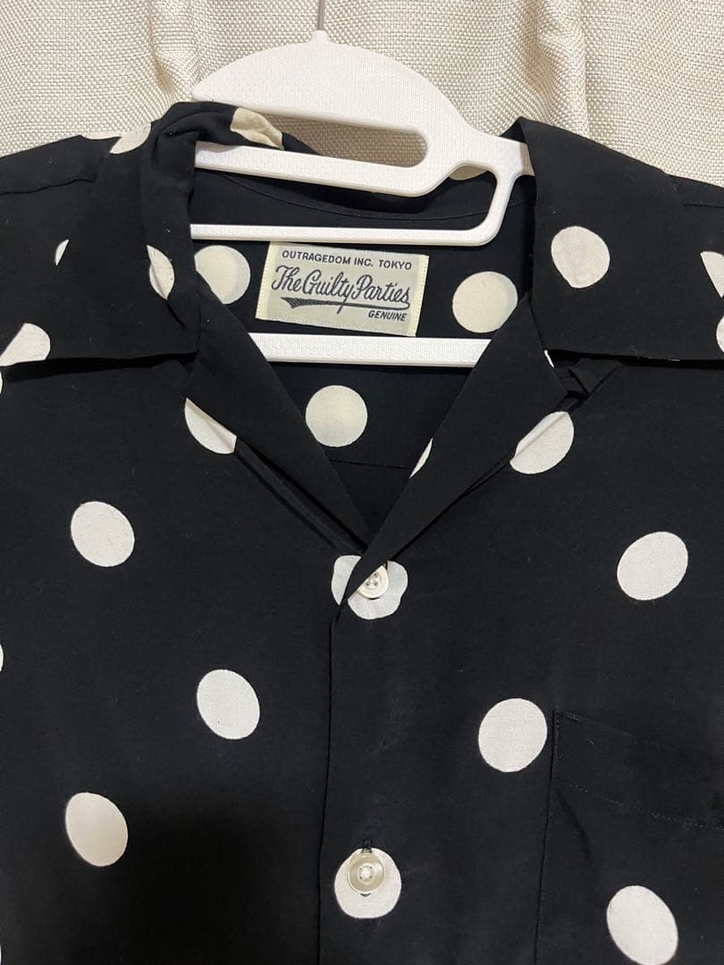 WACKO MARIA ドット柄長袖シャツ