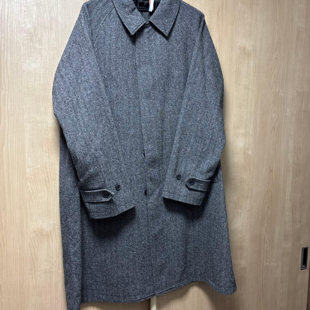 無印良品 再生ウール混コート グレー Lサイズ クリーニング済み