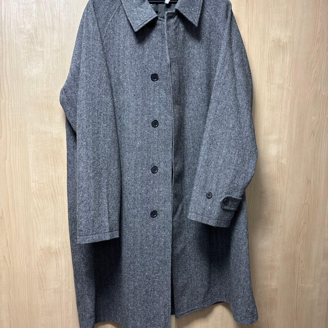 無印良品 再生ウール混コート グレー Lサイズ クリーニング済み