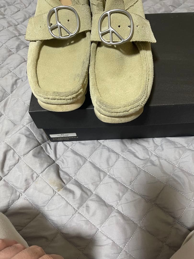 needles × clarks wallabee