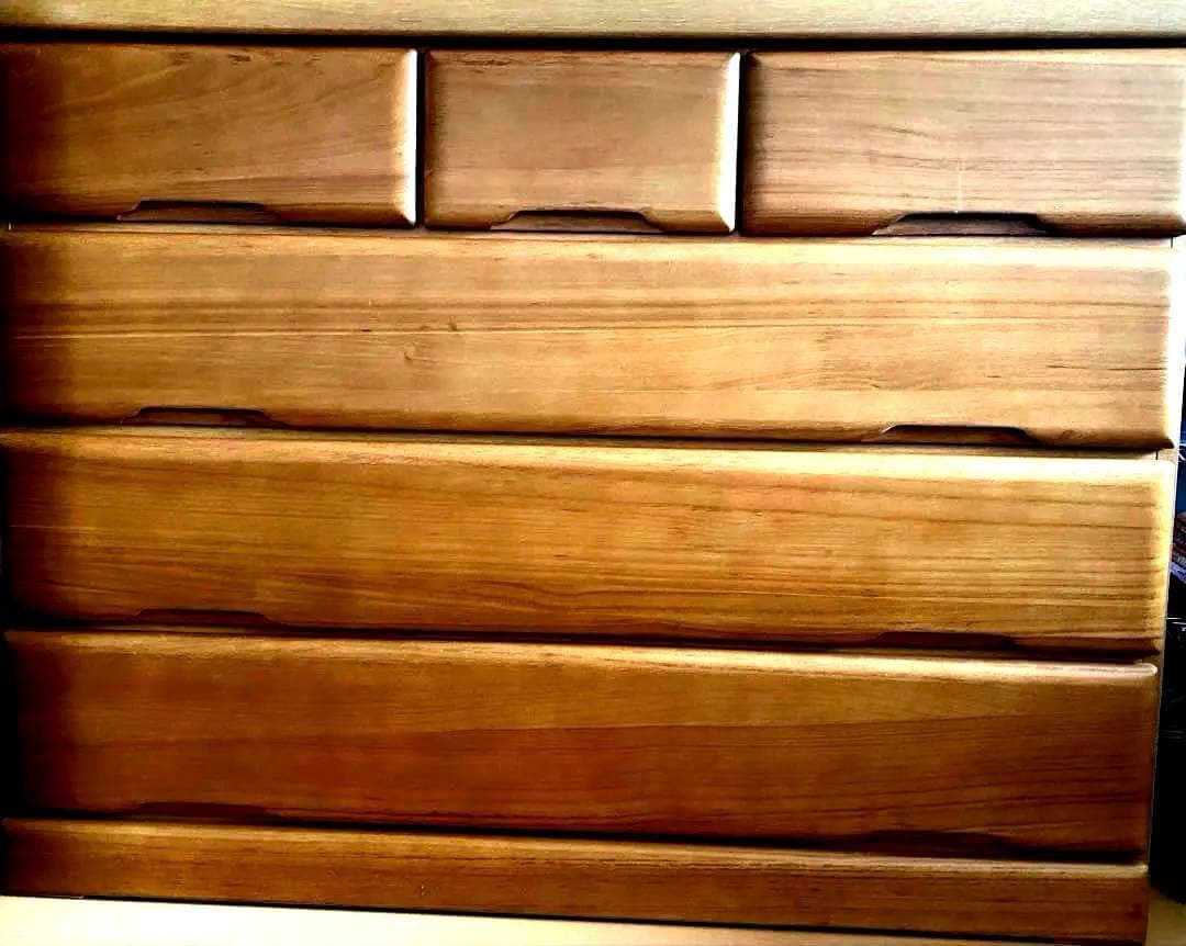 木製 4段チェスト ナチュラルウッド(内側は桐) 白無垢