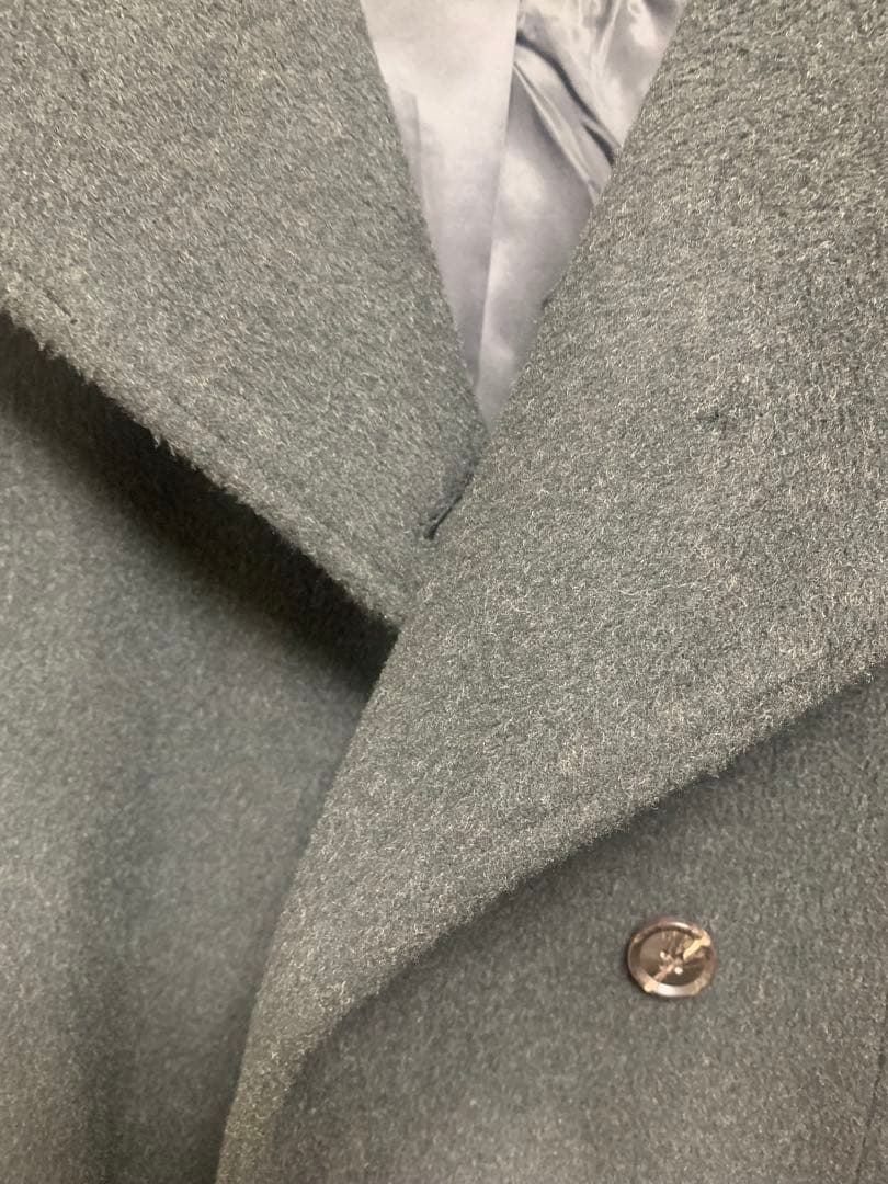 2wayハイネックウールライクウエストシェイプフレアコート　Mサイズ